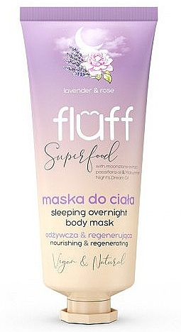 Маска для тела - Fluff Superfood Lavender Rose Sleeping Overnight Body Mask
