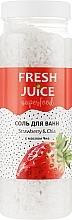 Парфумерія, косметика УЦІНКА Сіль для ванн "Полуниця й чіа" - Fresh Juice Superfood Strawberry & Chia *