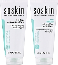 Парфумерія, косметика УЦІНКА Матувальний гель-крем 3 в 1 - Soskin Shine-Control Purifying Moisturiser *