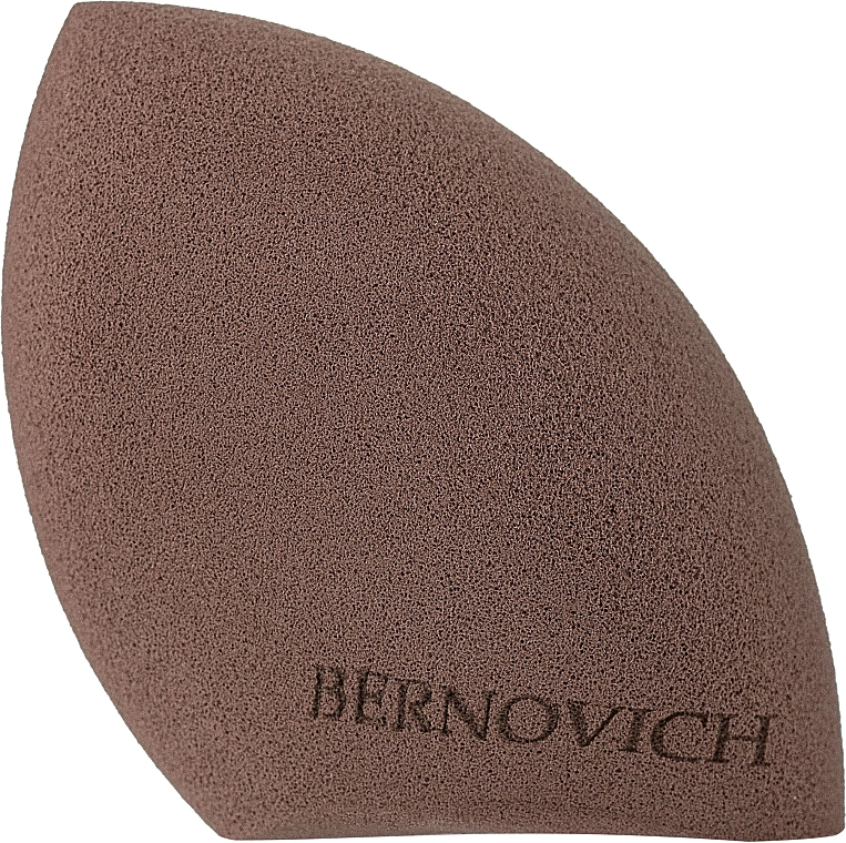 Спонж для макияжа, капля со срезом, коричневый - Bernovich