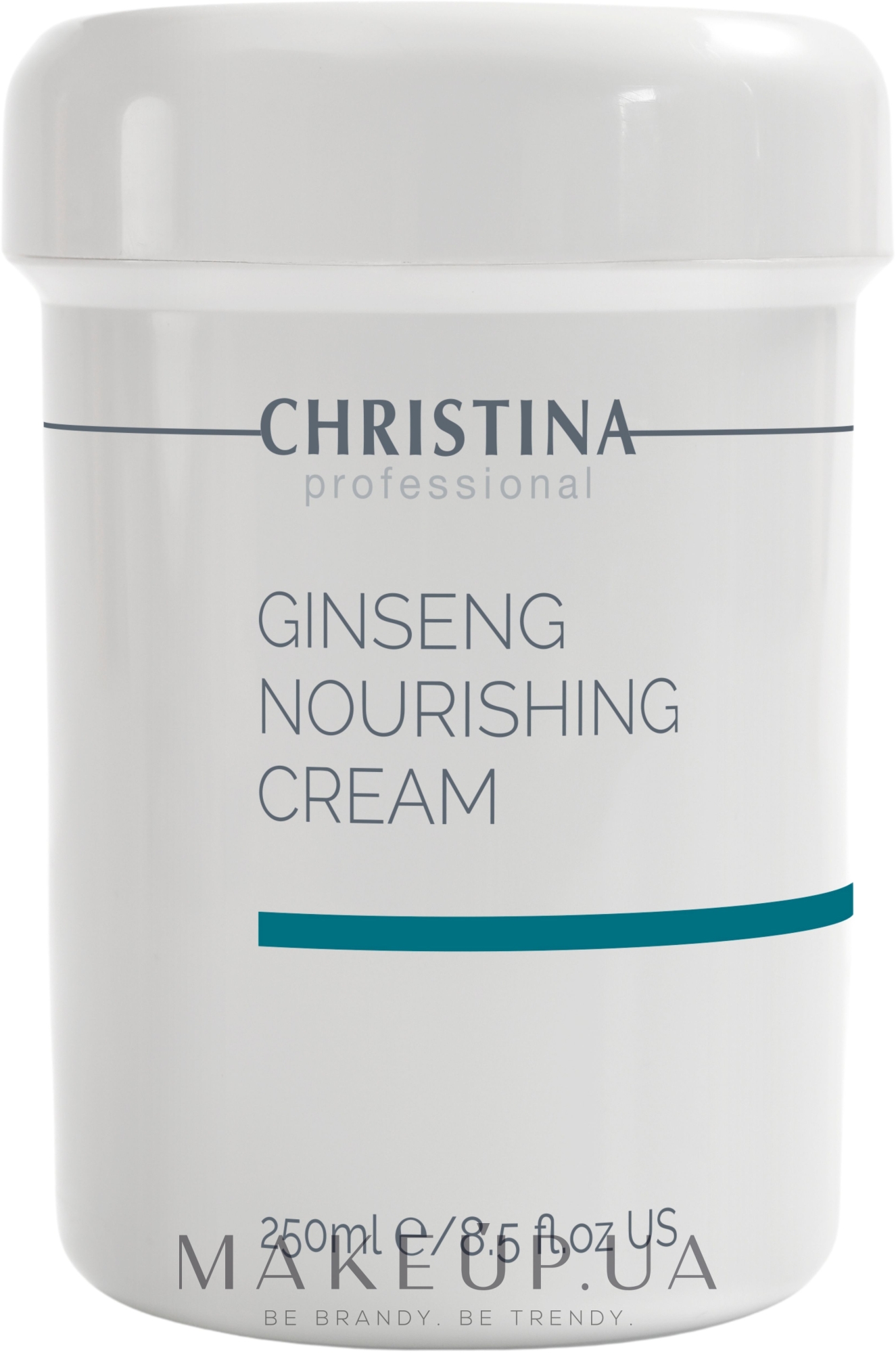 Питательный крем с экстрактом женьшеня для нормальной и сухой кожи - Christina Ginseng Nourishing Cream — фото 250ml