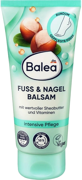 Бальзам для ніг і нігтів - Balea Foot Balm — фото N1