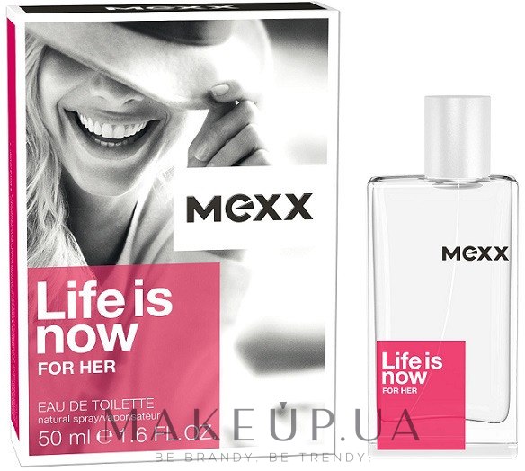 Mexx Life is Now for Her - Туалетна вода — фото 15ml