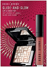 Набор - Bobbi Brown Glide And Glow Lip & Cheek Set (high/powder/3g + lip/gloss/6ml) — фото N3