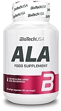 Пищевая добавка "Альфа-липоевая кислота" - BioTechUSA ALA Alpha Lipoic Acid 250 Mg — фото N1