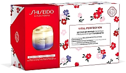 Парфумерія, косметика Набір, 5 продуктів - Shiseido Vital Perfection Uplifting And Firming Cream Pouch Set