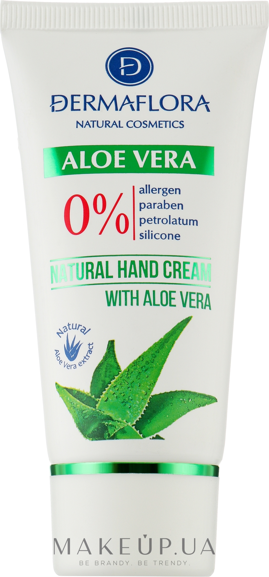 Крем для рук з алое вера - Dermaflora Natural Hend Cream Aloe Vera — фото 50ml