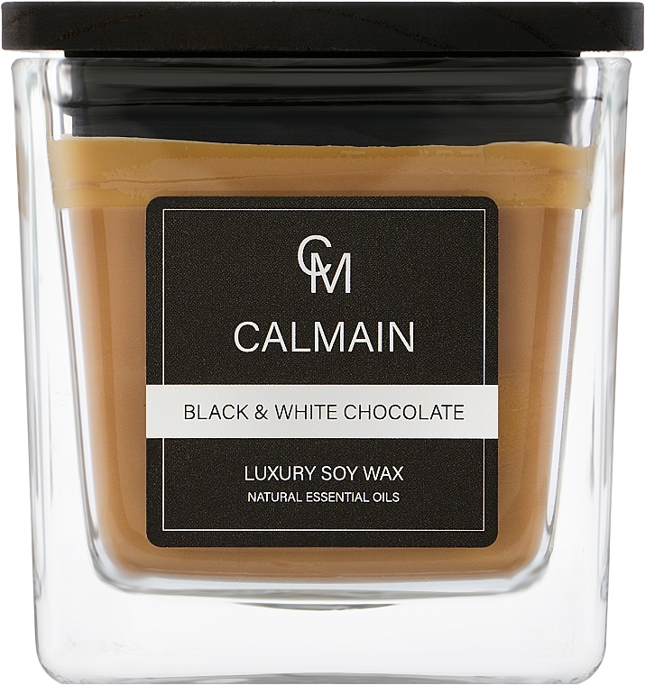 Ароматическая свеча "Черный и белый шоколад" - Calmain Candles Black & White Chocolate — фото N1