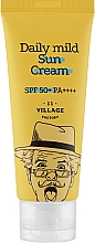 Солнцезащитный крем - Village 11 Factory Daily Mild Sun Cream SPF 50+ PA++++ — фото N1