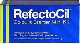 Набор стартовый для окрашивания бровей и ресниц, 8 продуктов - RefectoCil Colours Mini Starter Kit — фото N1