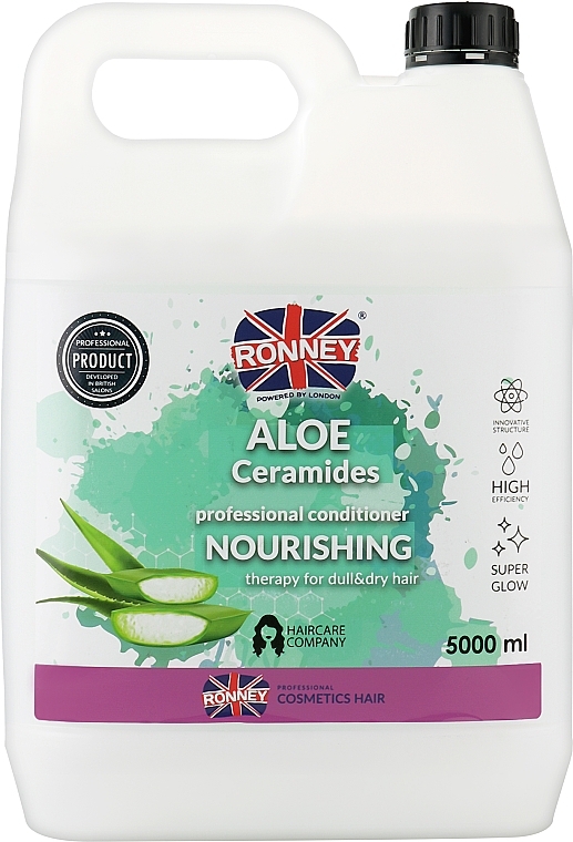 Кондиционер для сухих волос - Ronney Professional Nourshing Aloe Ceramides — фото N4