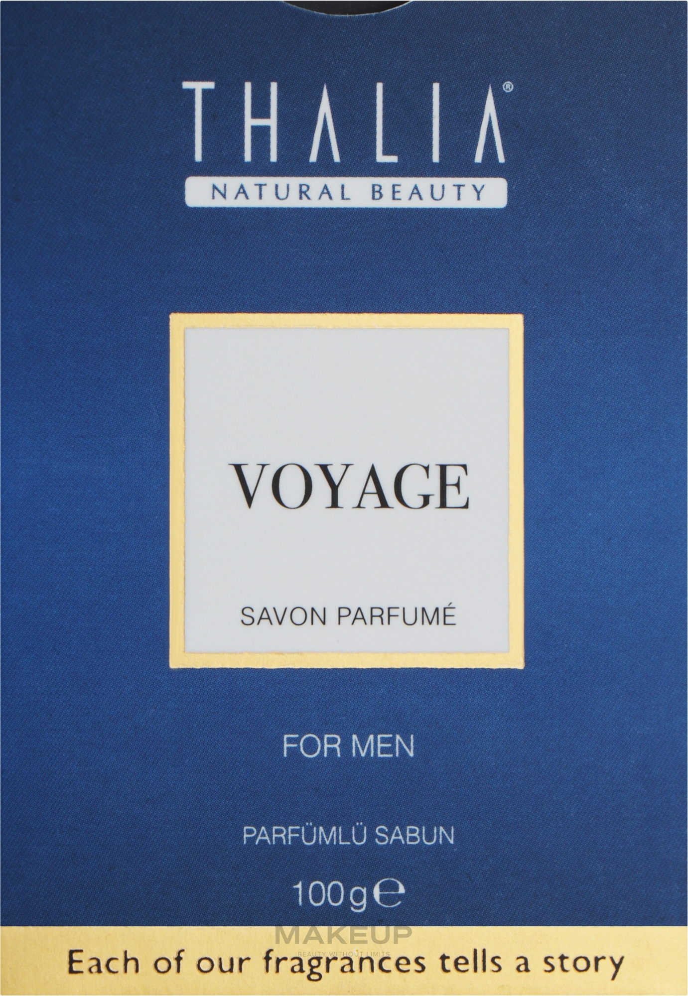 Мыло парфюмированное для мужчин "Путешествие" - Thalia Voyage Soap — фото 100g