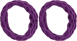Парфумерія, косметика Резинки для волосся безшовні, Pf-162, фіолетова - Puffic Fashion