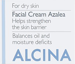 Парфумерія, косметика Крем для обличчя Азалія - Alcina T Facial Cream Azalea