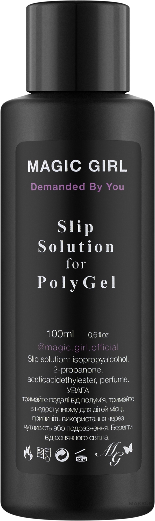 Средство для работы с полигелем - Magic Girl Demanded By You Slip Solution — фото 100ml