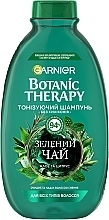 Духи, Парфюмерия, косметика Тонизирующий шампунь для всех типов волос "Зеленый чай, алоэ и цитрус" - Garnier Botanic Therapy