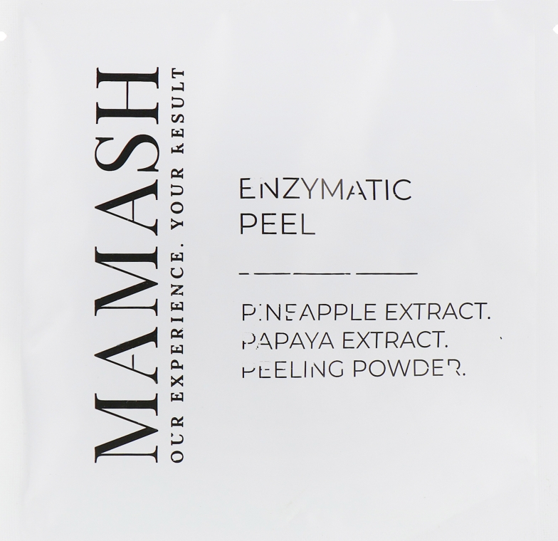 Энзимный пилинг для лица с экстрактом папайи и ананаса - Mamash 