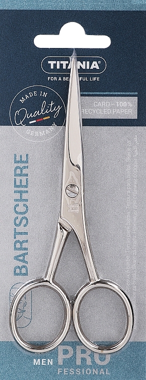 Ножиці для бороди - Titania Men Profesional Beard Scissors — фото N1