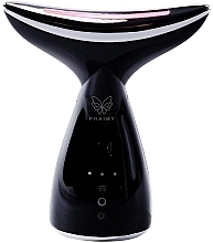 EMS-массажер для подтяжки шеи, черный - Praimy Moon EMS Neck Lifting Massager Black — фото N1