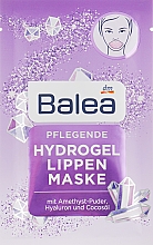 Духи, Парфюмерия, косметика Гидрогелевая маска для губ - Balea Hydrogel Amethyst Lip Mask 
