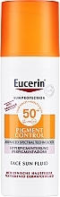 Флюїд для обличчя проти гіперпігментації - Eucerin Sun Protection Pigment Control SPF50+ — фото N1