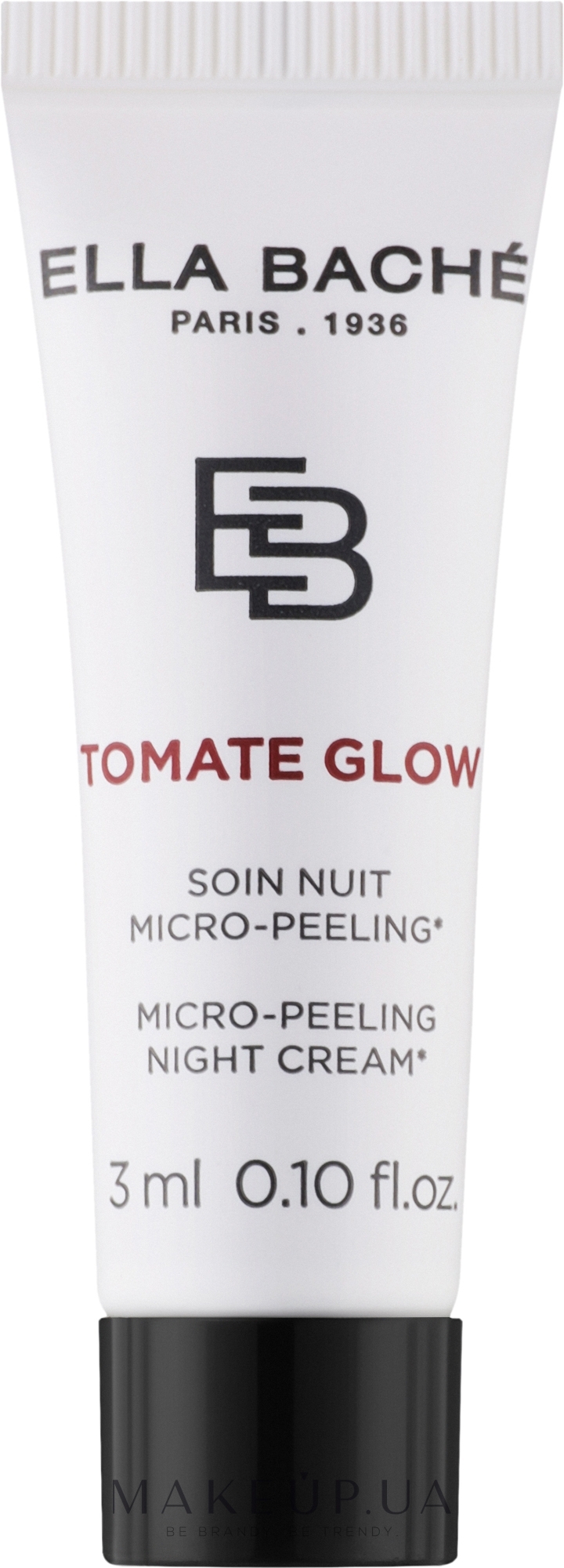 Мікро-пілінг нічний крем - Ella Bache Tomate Glow Micro-Peeling Night Cream (пробник) — фото 3ml