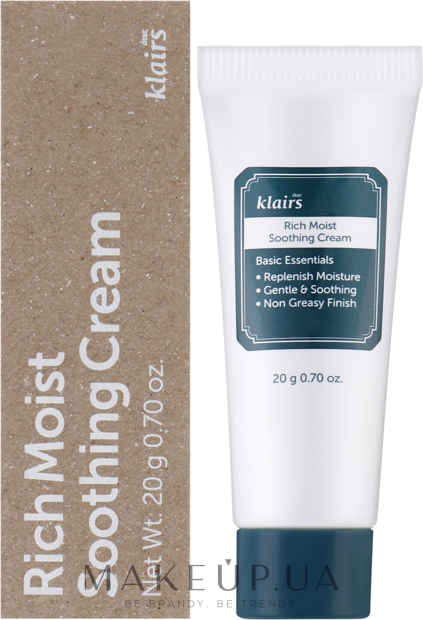 Увлажняющий крем - Klairs Rich Moist Soothing Cream — фото 20ml