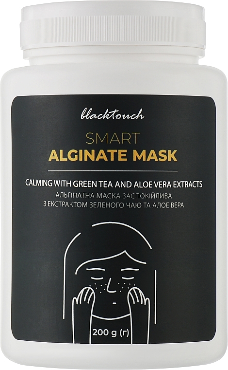 Альгинатная маска успокаивающая с экстрактом зеленого чая и алоэ вера - BlackTouch Smart Alginate Mask
