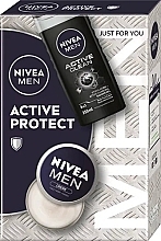 Духи, Парфюмерия, косметика Набор мужчин - Nivea Active Protect (cr/75ml + sh/gel/250ml)