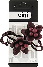 Резинки для волос "Цветок" , AT-20, пурпурно-фиолетовые - Dini Every Day — фото N1