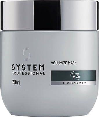 Маска для об'єму волосся - System Professional Volumize Lipid Code V3 Mask — фото N1