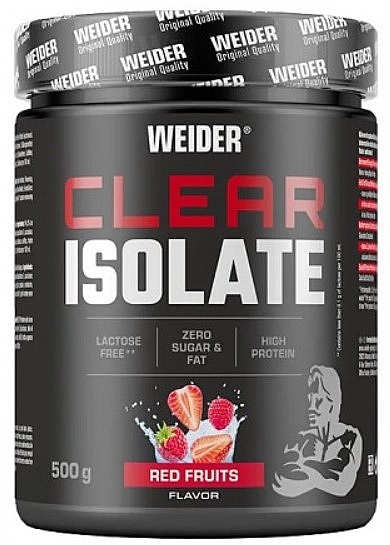 Чистий ізолят сироваткового протеїну, червоні фрукти - Weider Clear Isolate Red Fruits — фото N1