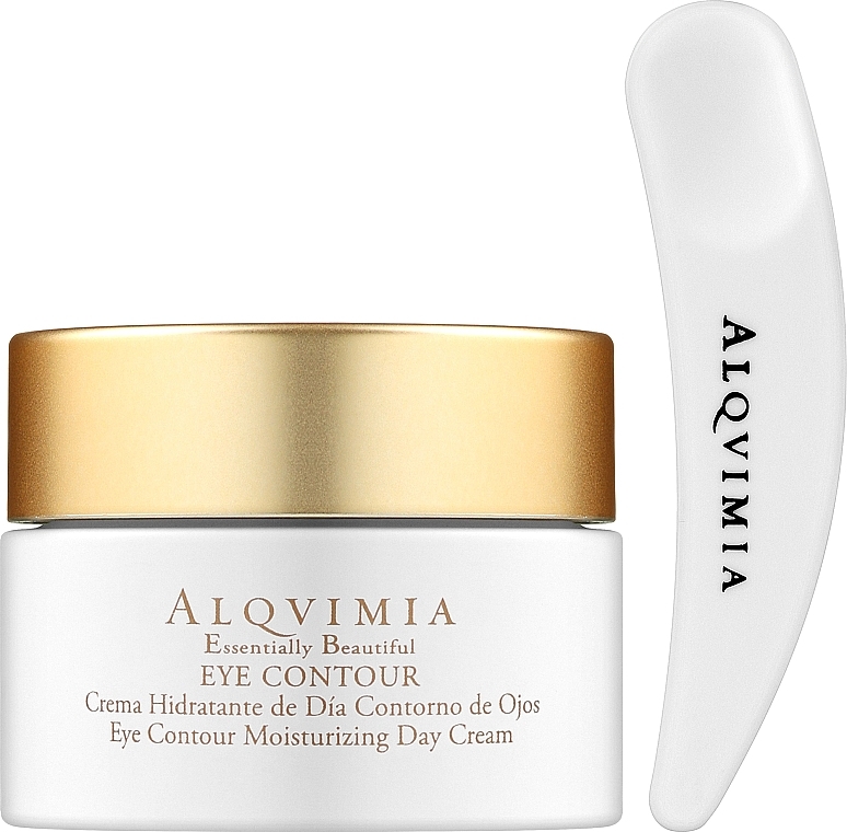 Зволожувальний крем для контуру очей - Alqvimia Essentially Beautiful Eye Contour Moisturizing Day Cream — фото N1