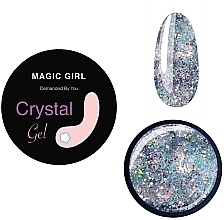 Духи, Парфюмерия, косметика Гель для дизайна ногтей, крупные и мелкие блестки - Magic Girl Crystal