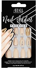 Парфумерія, косметика Набір накладних нігтів - Ardell Nail Addict Premium Artifical Nail Set Nude Jeweled