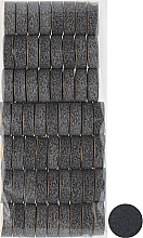 Парфумерія, косметика Змінні бафи для педикюрного диска, 21 мм, 100 грит, чорні - ThePilochki