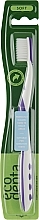 Парфумерія, косметика Зубна щітка з особливо м'якою щетиною, фіолетова - Ecodenta Soft Toothbrush