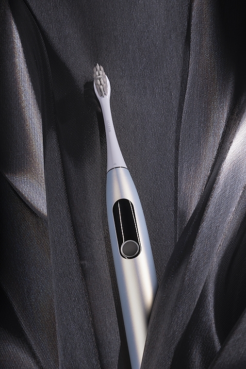 Умная зубная щетка Oclean X Pro Digital Silver, 2 насадки - Oclean X Pro Digital Electric Toothbrush Glamour Silver — фото N11