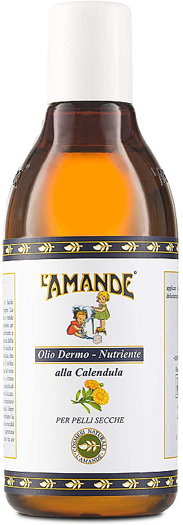 Масло для тела "Календула" - L'Amande Dermo Oil Nourishing With Calendula — фото N1