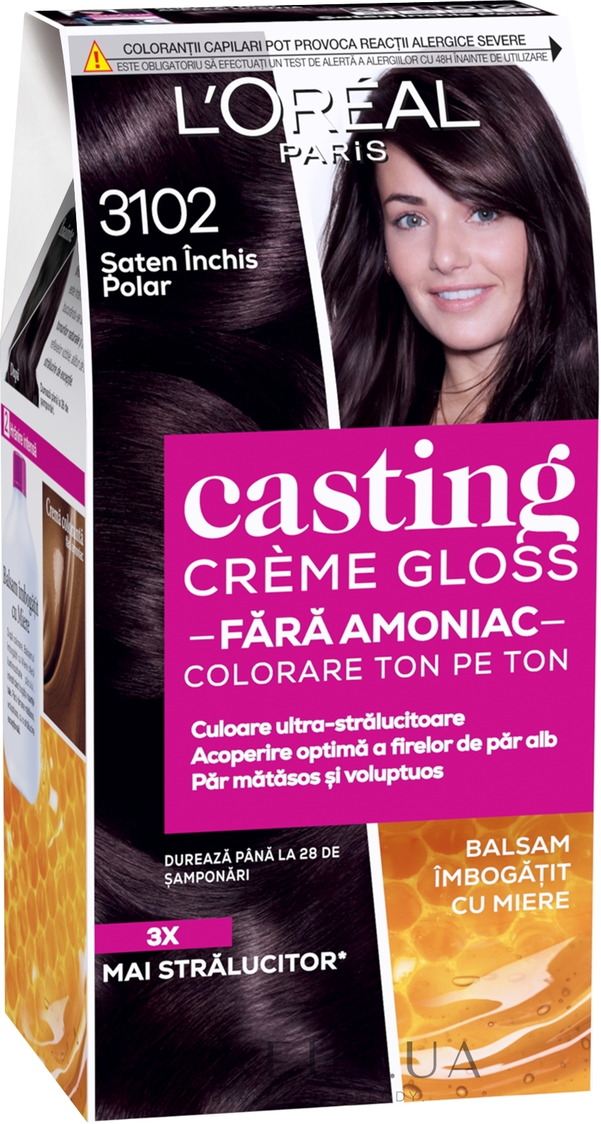 УЦІНКА  Фарба для волосся - LOreal Paris Casting Creme Gloss * — фото 3102 - Холодный темно-каштановый