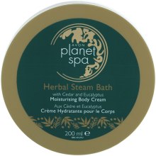 Духи, Парфюмерия, косметика Увлажняющий крем для тела "Herbal Steam Bath" с экстрактом кедровой сосны и эвкалипта - Avon Planet Spa Body Cream