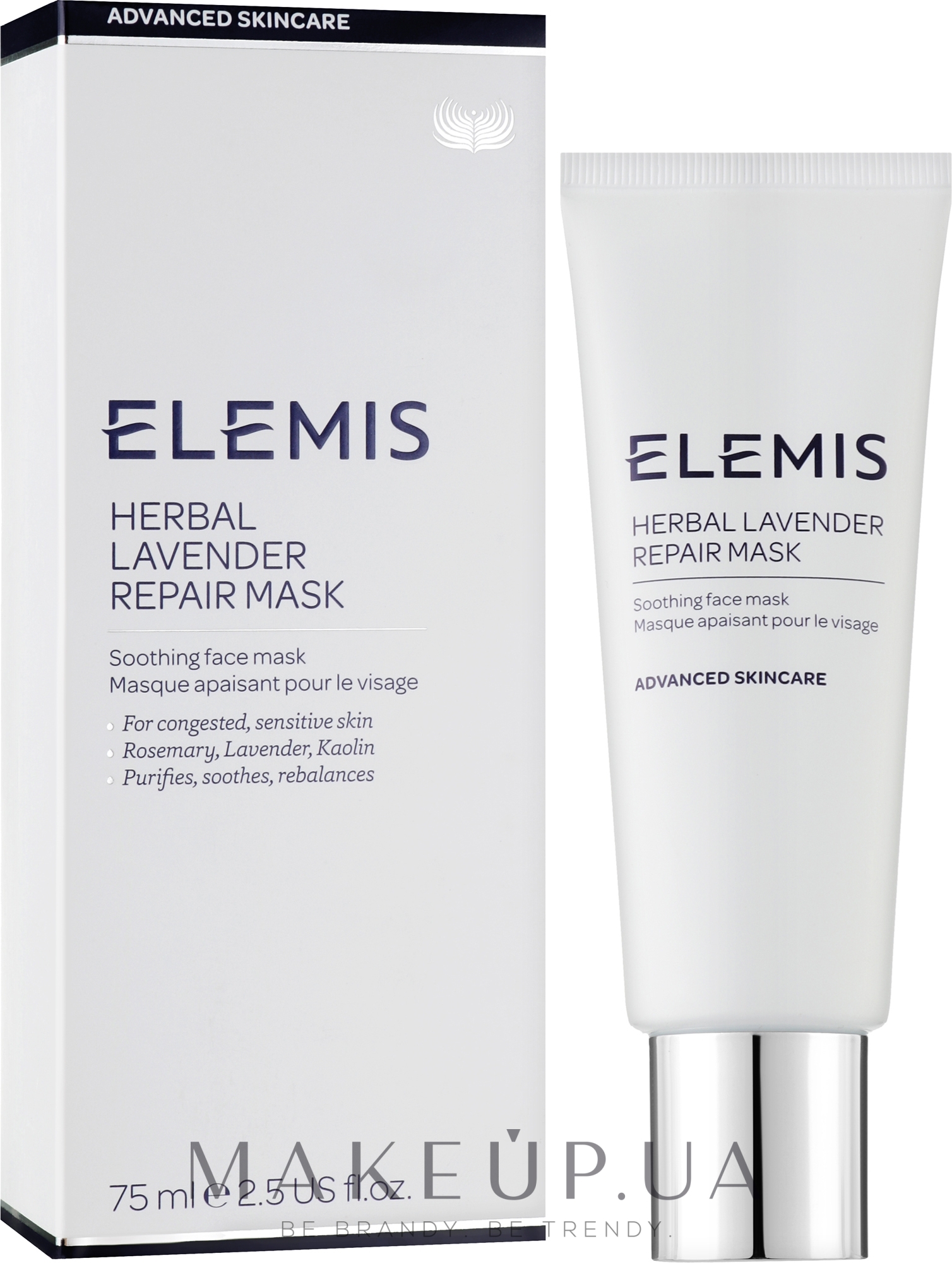 Маска для обличчя - Elemis Retail Herbal Lavender Repair Mask Retail — фото 75ml