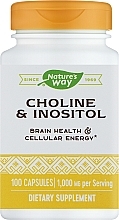 Парфумерія, косметика Харчова добавка "Холін та Інозитол", 500 mg - Nature’s Way Choline & Inositol