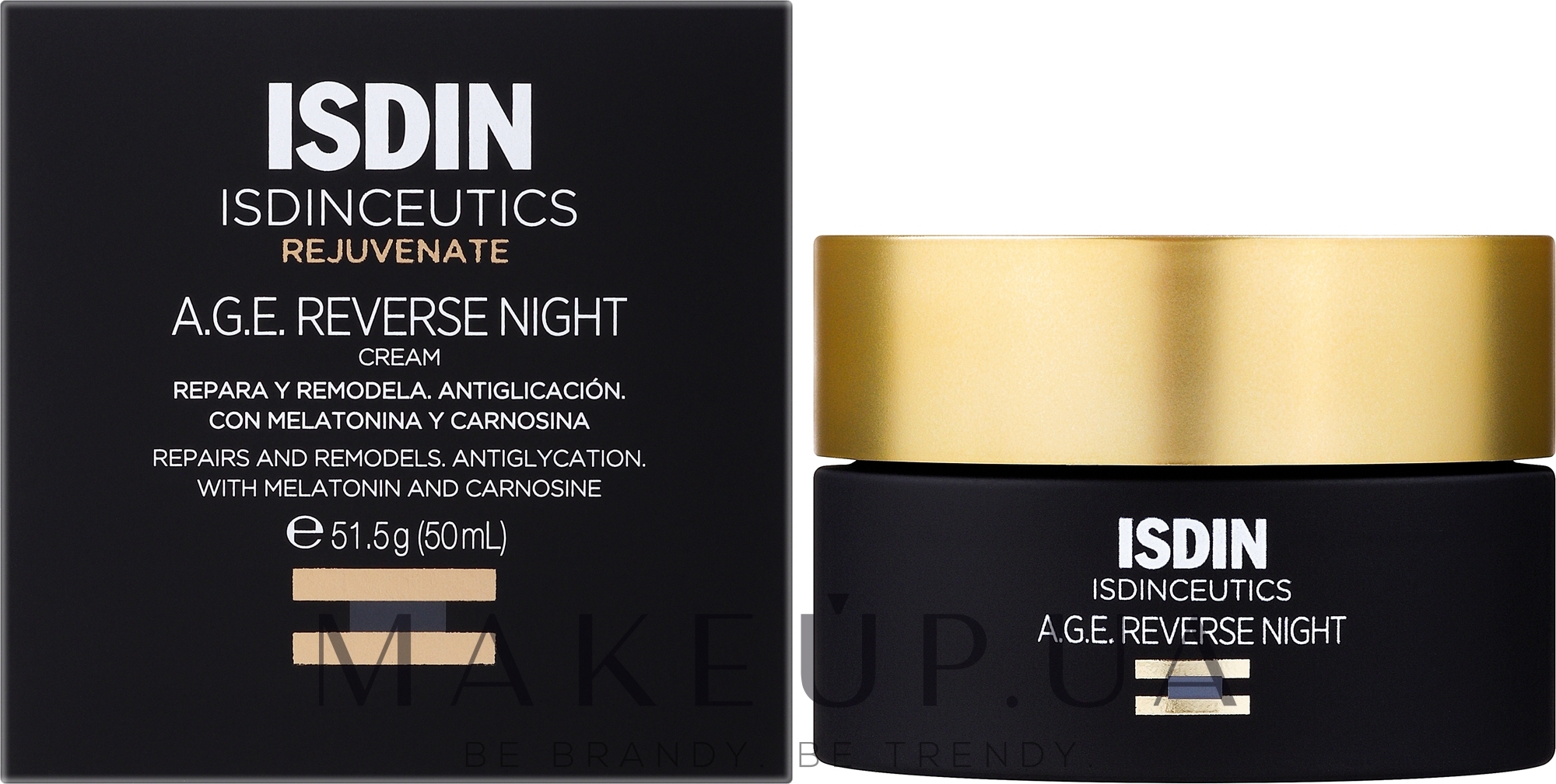 Антивіковий нічний крем для обличчя - Isdin Isdinceutics Age Reverse Night Cream — фото 50ml