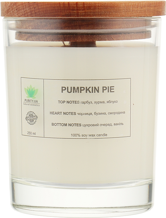 Аромасвеча "Pumpkin Pie", в стакане - Purity Candle — фото N2