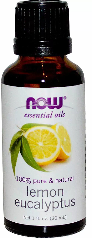 Эфирное масло лимона, эвкалипта - Now Foods Essential Oils 100% Pure Lemon Eucalyptus — фото N1