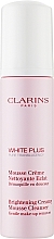 Духи, Парфюмерия, косметика Очищающий мусс осветляющий тон кожи - Clarins White Plus Makeup Brightening Creamy Mousse Cleanser