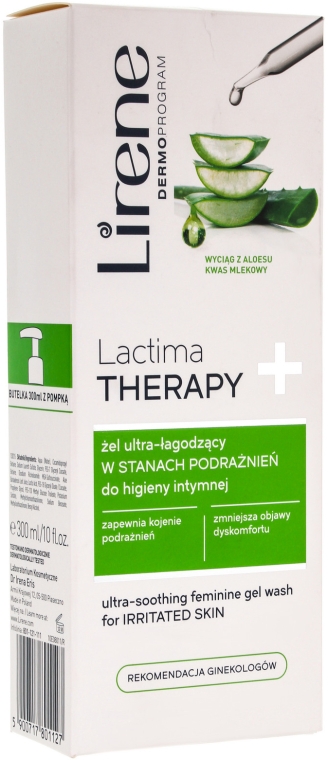 Гель для интимной гигиены "Успокаивающий", алоэ и молочная кислота - Lirene Lactima Everyday — фото N3