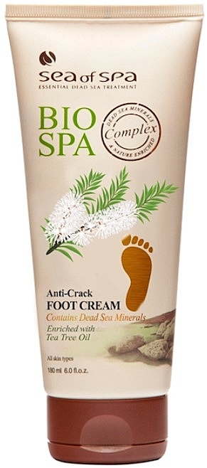 Крем для ног против трещин с маслом чайного дерева - Sea of Spa Bio Spa Anti-Crack Foot Cream with Tea Tree Oil — фото N1