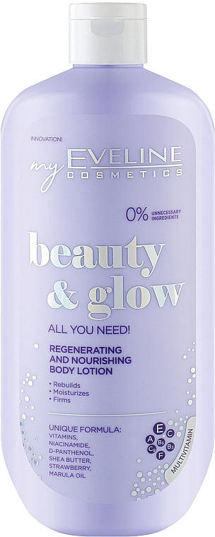 Восстанавливающий бальзам для тела - Eveline Cosmetics Beauty & Glow All You Need! — фото N1